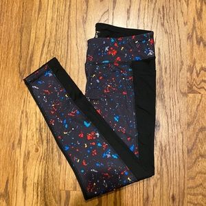 Jockey paint spots leggings size large